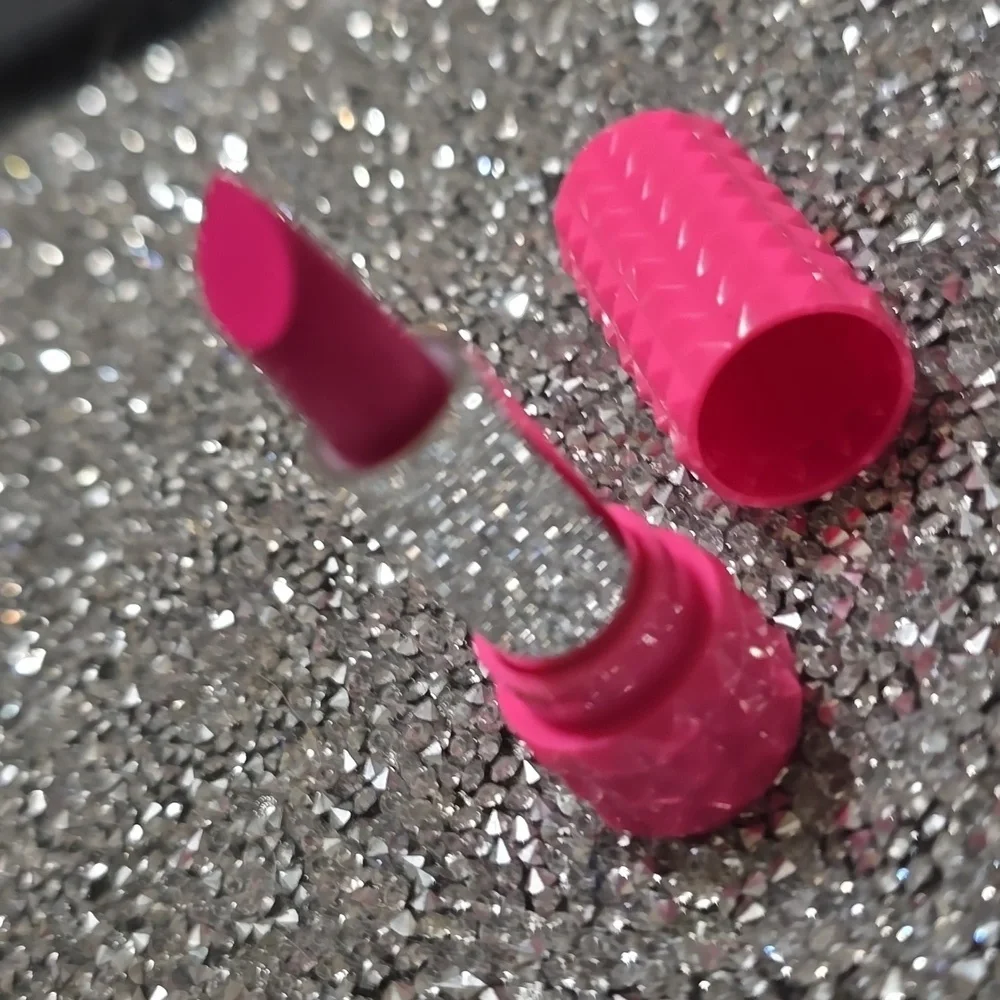 🧚‍♀️BABE Kat Von D RARE MINI Rock Candy Studded Kiss Lipstick NWOBox